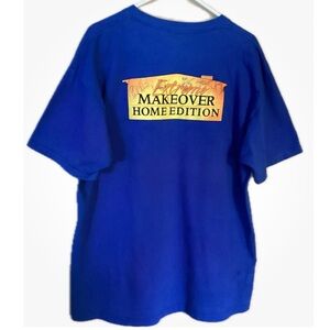 TV SHOW EXTREME MAKEOVER T-SHIRT BLUE XL
